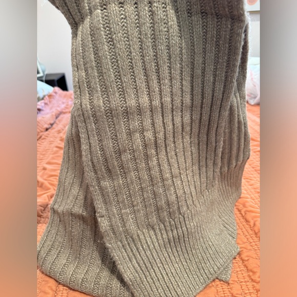 Abercrombie & Fitch Textured Knit Scarf - Brown - 84in - Picture 3 of 5